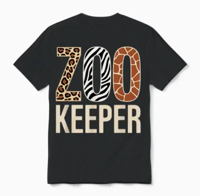 Zookeeper Costume Halloween Unisex T-Shirt - Black