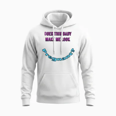 Funny Pregnancy Unisex Hoodie - White