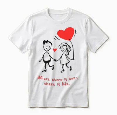 Tenues Assorties Pour Elle Et Lui Unisex T-Shirt - White