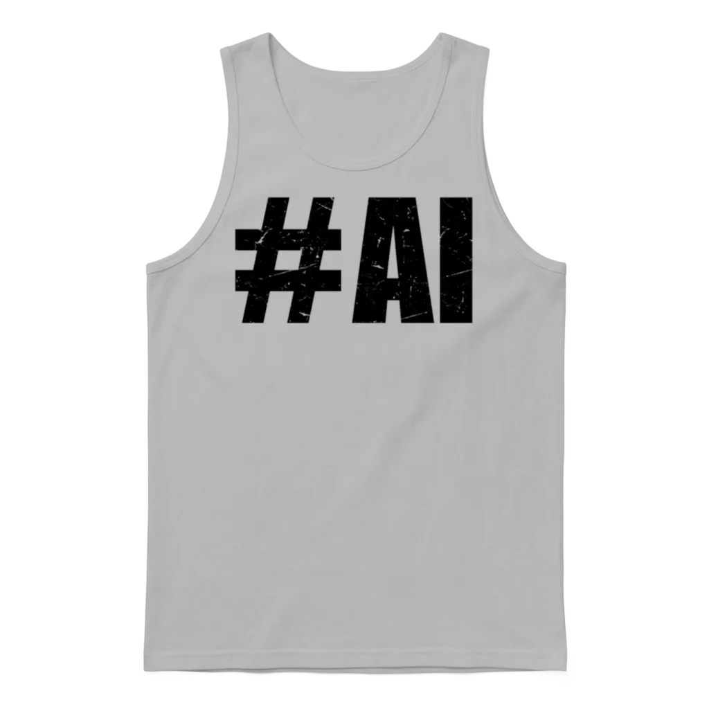 #ai - Ai Artificial Intelligence & Ai Robot Machin Unisex Tank Top - Ash