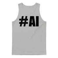 #ai - Ai Artificial Intelligence & Ai Robot Machin Unisex Tank Top - Ash – 1