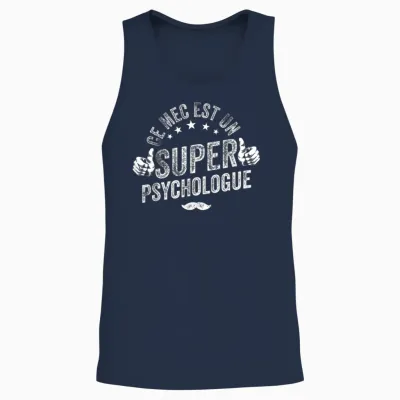 Funny Psychologist Psychologist Psychology Unisex Tank Top - Navy