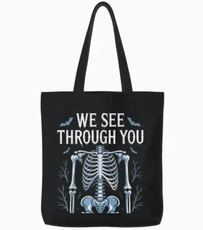 Halloween Manipulateur Radio Effrayant Manip Radiologie Tote Bags - Black