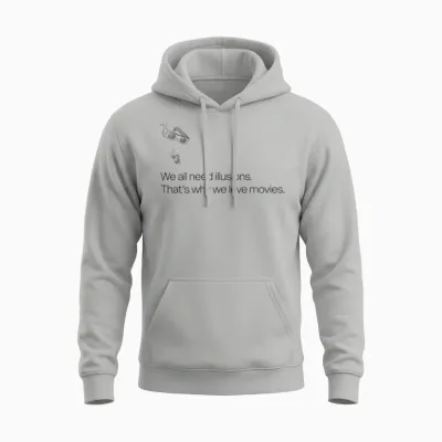 Cinephile Unisex Hoodie - Ash