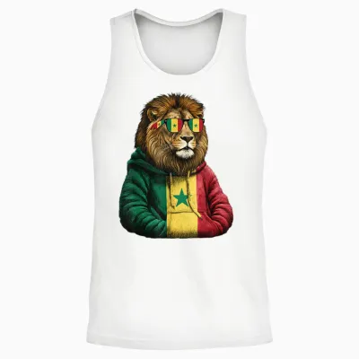 Senegal Flag Senegalese Pride Unisex Tank Top - White