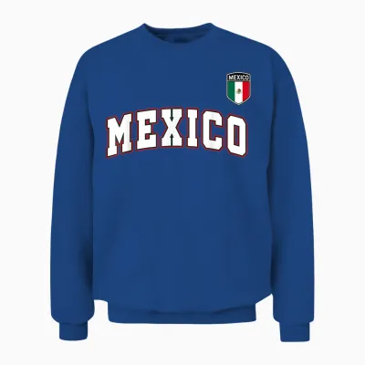 Mexico Flag Mexican Pride Unisex Sweatshirt - Royal