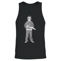 Retro Kid Legend Unisex Tank Top - Black – 2