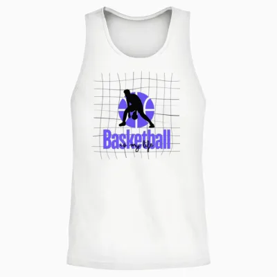 Basketball Passion - Sporty Collection Unisex Tank Top - White