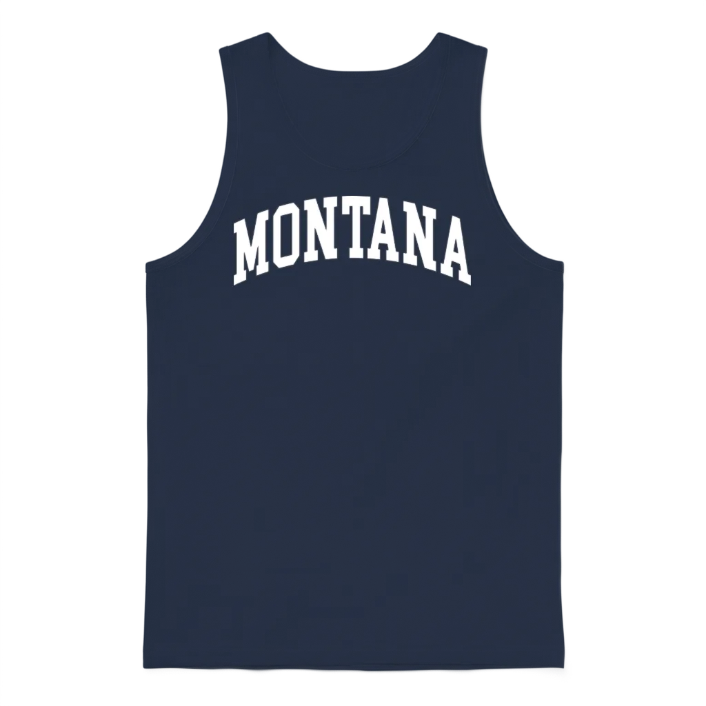 Montana Unisex Tank Top - Navy