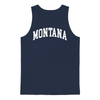 Montana Unisex Tank Top - Navy – 1