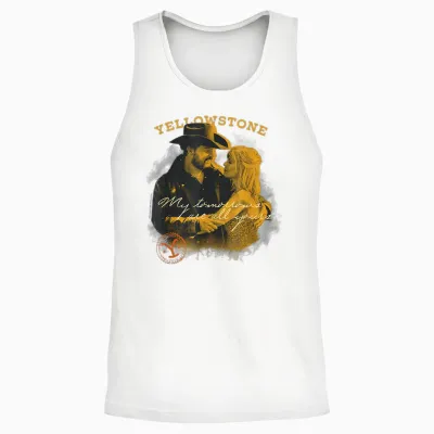 Yellowstone Beth Dutton Rip Wheeler My Morning T-Shirt, Black Unisex Tank Top - White