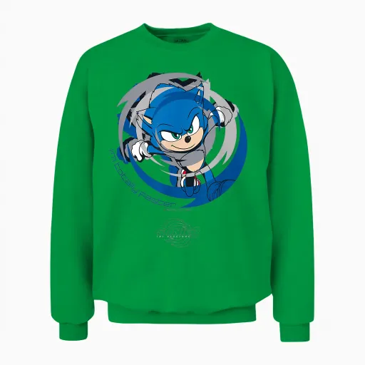 Sonic the Hedgehog : Movie 3 Unisex Sweatshirt in Irish Green