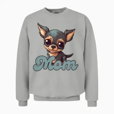 Dog Mom Unisex Sweatshirt - Ash