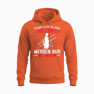 Schornsteinfeger Studieren Kann Jeder Unisex Hoodie - Orange