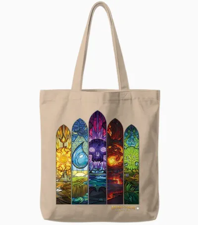 Magic: the Gathering Dominaria United Windows Tote Bags - Natural