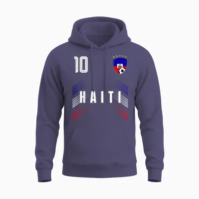 Haiti Flag Haitian Pride Lovers Unisex Hoodie - Heather Sport Dark Navy
