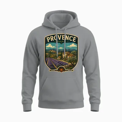 Provence France Voyage En Famille Vacances Provence Unisex Hoodie - Sport Grey