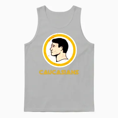 Caucasians Unisex Tank Top - Ash