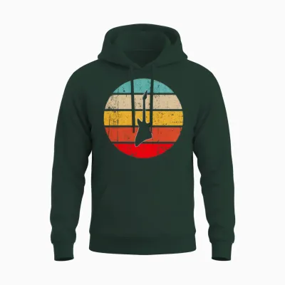 Eguitar Retro Unisex Hoodie - Forest