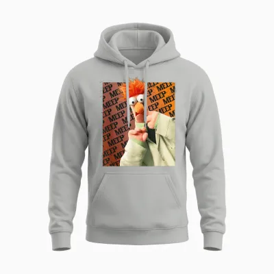 The Muppets Beaker Unisex Hoodie - Ash
