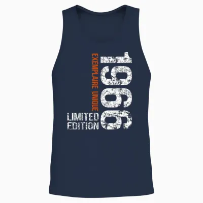 60ème Anniversaire 1966 Vintage 60 Ans Hommes Millésime 1966 Unisex Tank Top - Navy