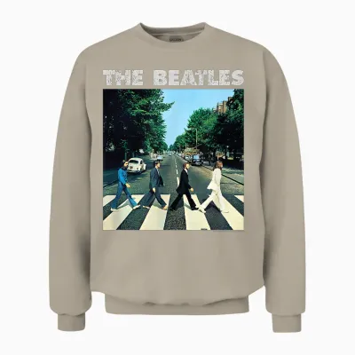 The Beatles - Abbey Road Unisex Sweatshirt - Sand