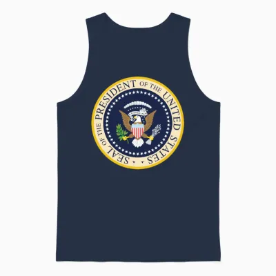 Seal of the President the United States 4th July Unisex Tank Top - Navy