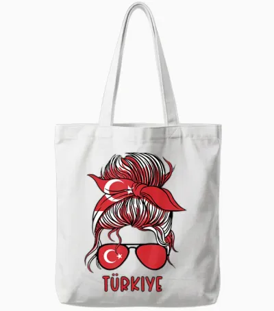 Türkiye Trikot Türke Türkin Türkei Flagge Tote Bags - White