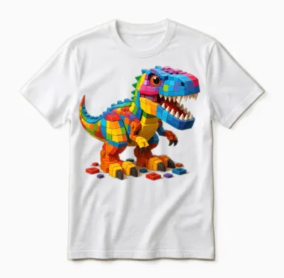 Building Blocks for Men Boys Unisex T-Shirt - White