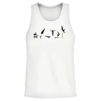 Men's Gymnastics Unisex Tank Top - White – 2