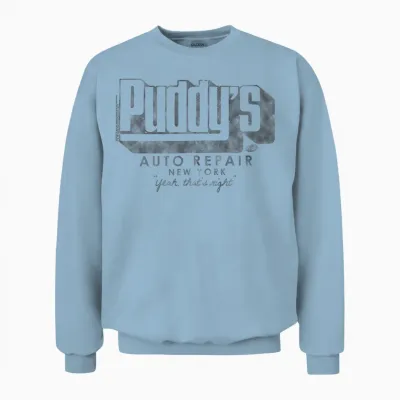Seinfeld Puddy's Auto Repair New York Funny 90's Tv Show Unisex Sweatshirt - Light Blue
