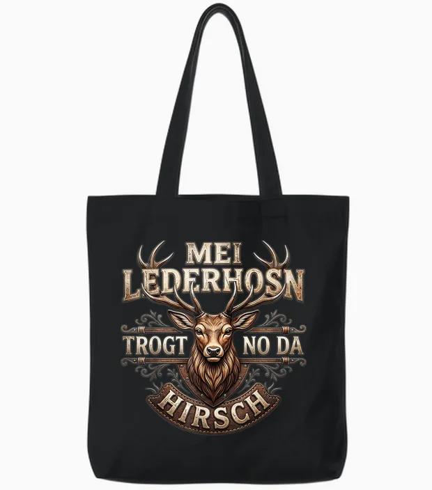 Trachtenshirt Herren Trachten Shirt Passend Für Oktoberfest Tote Bags in Black