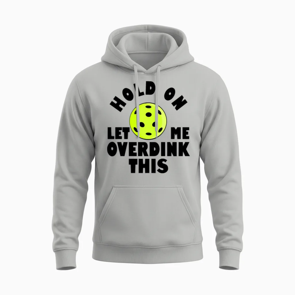 Funny Pickleball Unisex Hoodie in Ash