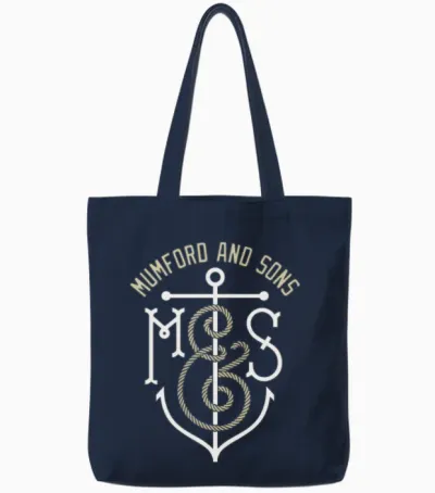 Mumford and Son Tote Bags - Navy