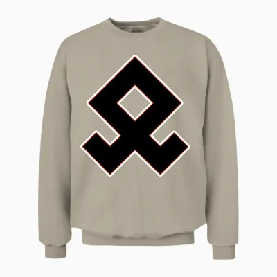 Odal Rune Unisex Sweatshirt - Sand