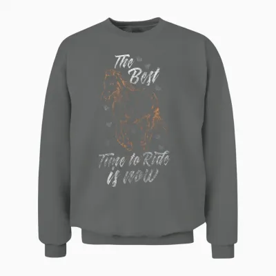 Horse Horse Lovers Mustang Love of Animals Unisex Sweatshirt - Graphite Heather