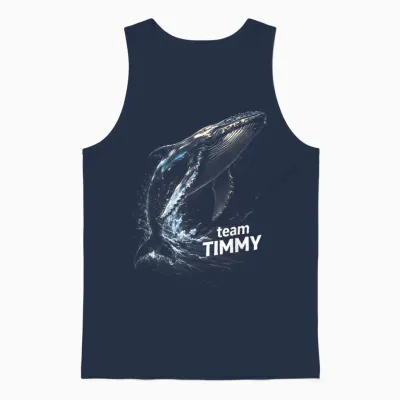 Mannschaft Timmy Der Ostseewal Unisex Tank Top - Navy