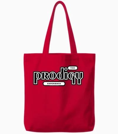 Official the Prodigy Experience Logo Big Beat Electronic Tote Bags - Red