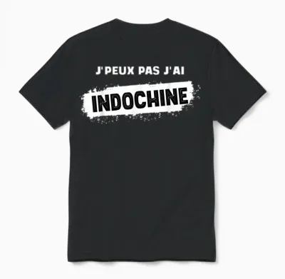 Je Peux Pas J'ai Indochine Men's Women's Child T-Shirt, Black, S Unisex T-Shirt - Black