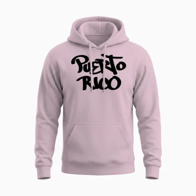 Puerto Rico Unisex Hoodie - Light Pink