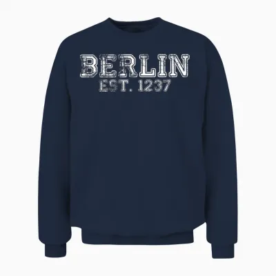 Stadt Berlin Est. 1237 Unisex Sweatshirt - Navy