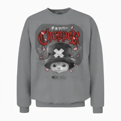 One Piece Chopper Heavy Metal Unisex Sweatshirt - Sport Grey