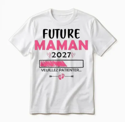 Annonce Grossesse Unisex T-Shirt - White