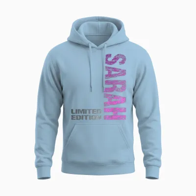Sarah Name Vorname Mädchen Frau Geburtstag Unisex Hoodie - Light Blue