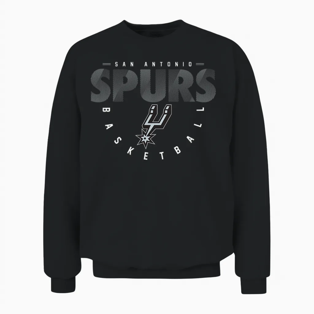 Nba Official San Antonio Spurs Sliced Unisex Sweatshirt in Black