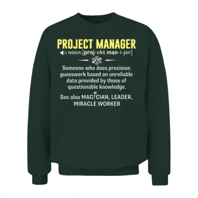 Project Manager Shirt - Being a Project Manager Is Unisex Sweatshirt - Forest