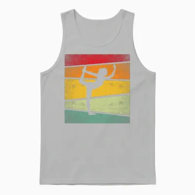 Yoga Retro Unisex Tank Top - Ash