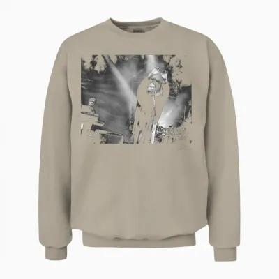 Robert Smith the Cure Live 1989 Von Phil Nicholls Unisex Sweatshirt - Sand