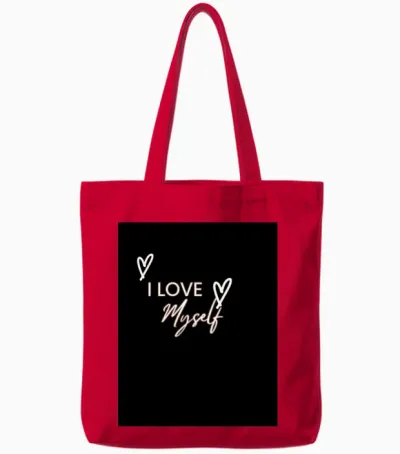 Self-Love Tote Bags - Red