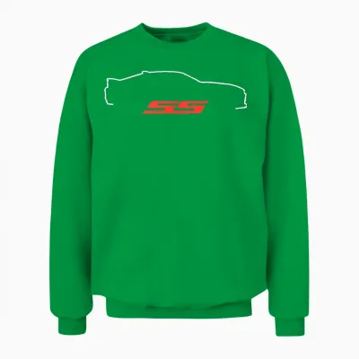 6th Gen Ss Outline Unisex Sweatshirt - Irish Green